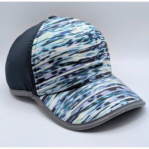 Tek Gear Women's Reflective Adjustable Strap Back Hat Baseball Cap Blue Colorful
